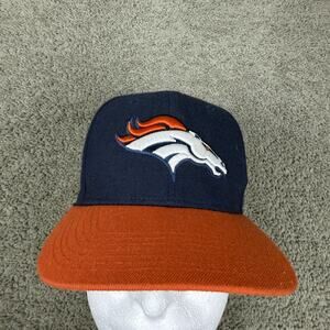 Denver Broncos Hat Cap Snap Back Boys Youth One Size Blue NFL Football '47